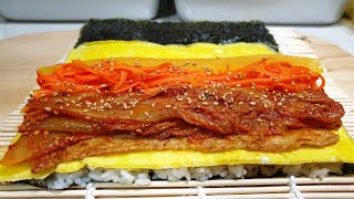 줄서서 먹는 김치 김밥 집에서 맛있게 만드는 법_ 계속 먹게 되는 마성의 맛