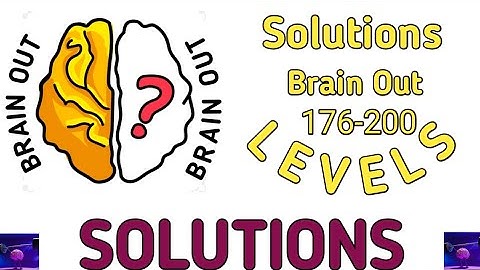 Brain out level 176-200||Brain Out 🧠🧠🧠