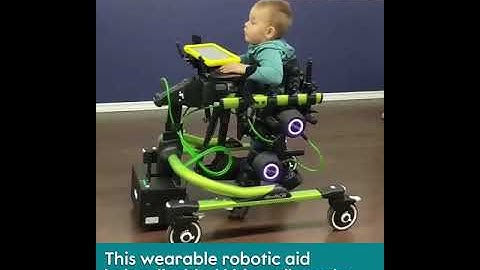 This robot helps the disabled kids walk again | #technology and #humanity