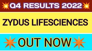 ZYDUS LIFESCIENCES q4 results 2022 | ZYDUS LIFESCIENCES result | ZYDUS LIFESCIENCES latest news