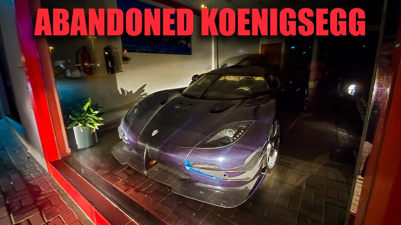 ⁣We Found an Abandoned Koenigsegg One:1 in Dubai