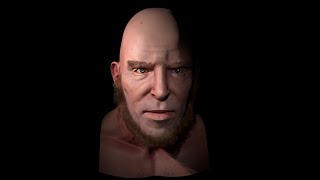 Male Head Rig Animation Test