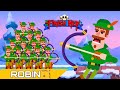 🔥 300 Robin 🏹 vs 300 Bowmasters ⚔️ | Ultimate Arrow Battle! 😱🎯