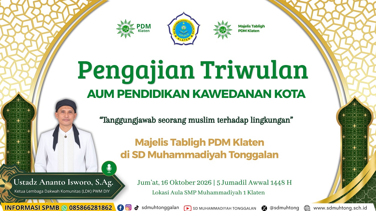 [LIVE] PENGAJIAN TRIWULAN AUM PENDIDIKAN KAWEDANAN KOTA