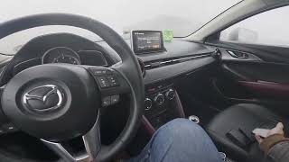 How do I connect a smartphone to the Mazda CX-3 (2015 - 2022) via Bluetooth?