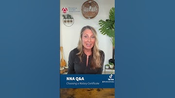 Choosing a Notary Certificate