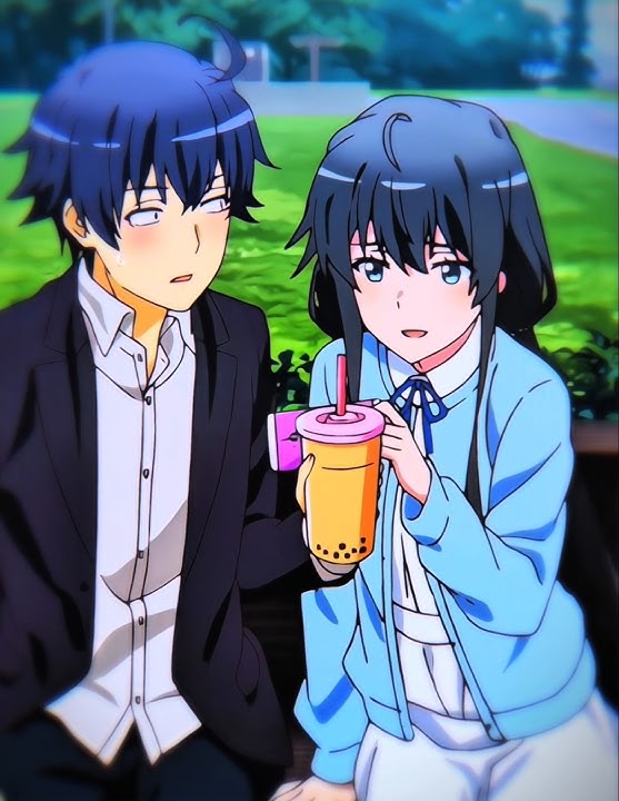 ☆𝗗𝗮𝘁𝗲 𝗪𝗶𝘁𝗵 𝗜𝗻𝘁𝗿𝗼𝘃𝗲𝗿𝘁 𝗚𝗙🤭!」- Oregairu Baby Justin Bieber Edit #anime #shorts
