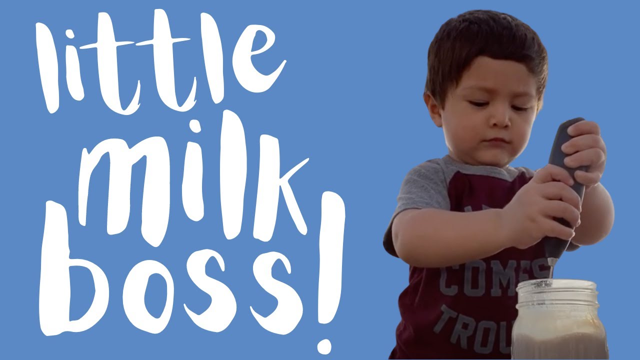 How To Froth Like A Little Milk Boss! 