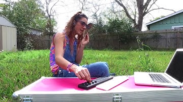 Ableton + 2 tiny controllers Darkshade LIVE in the garden