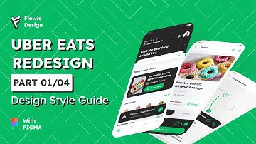 🖋 TUTORIAL REDESIGN UBER EATS APPS WITH FIGMA [PART 01/04] - DESIGN STYLE GUIDELINE (UI/UX DESIGN)