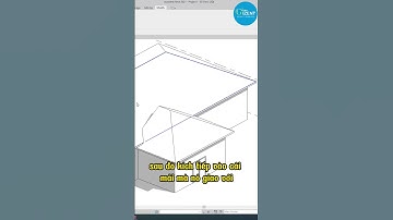 Lỗi xử lý các đoạn thừa của 2 mái giao nhau trong revit #hocrevit #revit #tuhocrevit #mai #giaomai