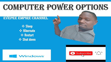 COMPUTER POWER MANAGEMENT WITH SLEEP, HIBERNATE & SHUT DOWN