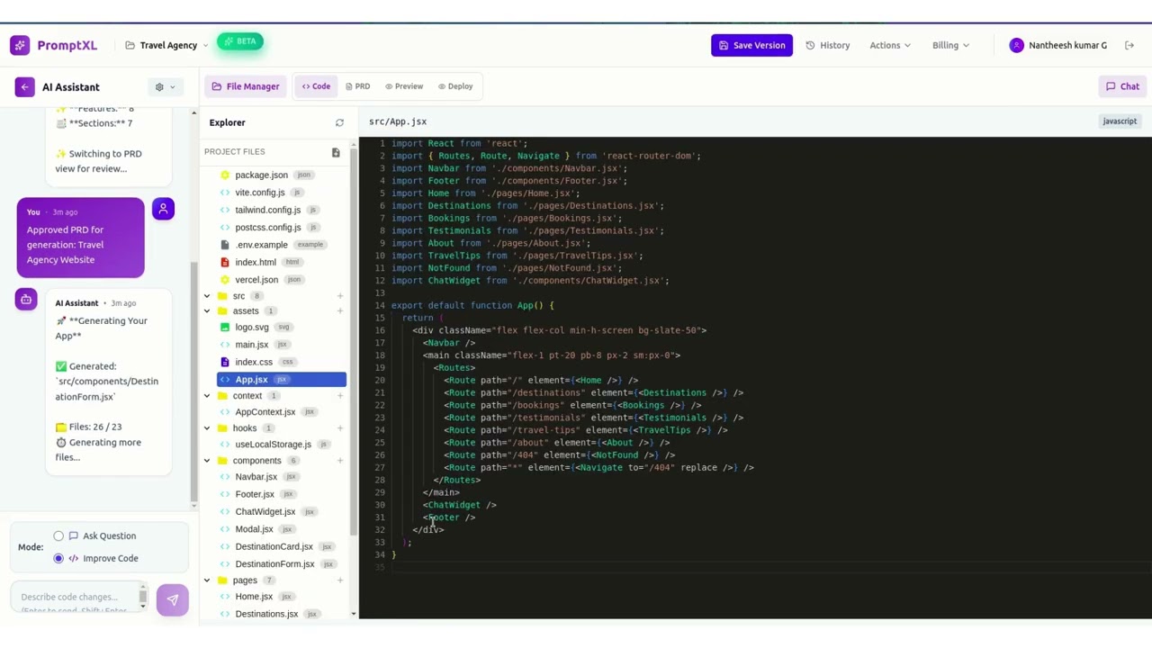 Build Apps with OpenAI Using PromptXL (No Lock-In, Full Code Ownership)