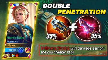 NEW AAMON DOUBLE HYBRID PENETRATION BUILD! 1 SHOT DELETE - AAMON BEST BUILD