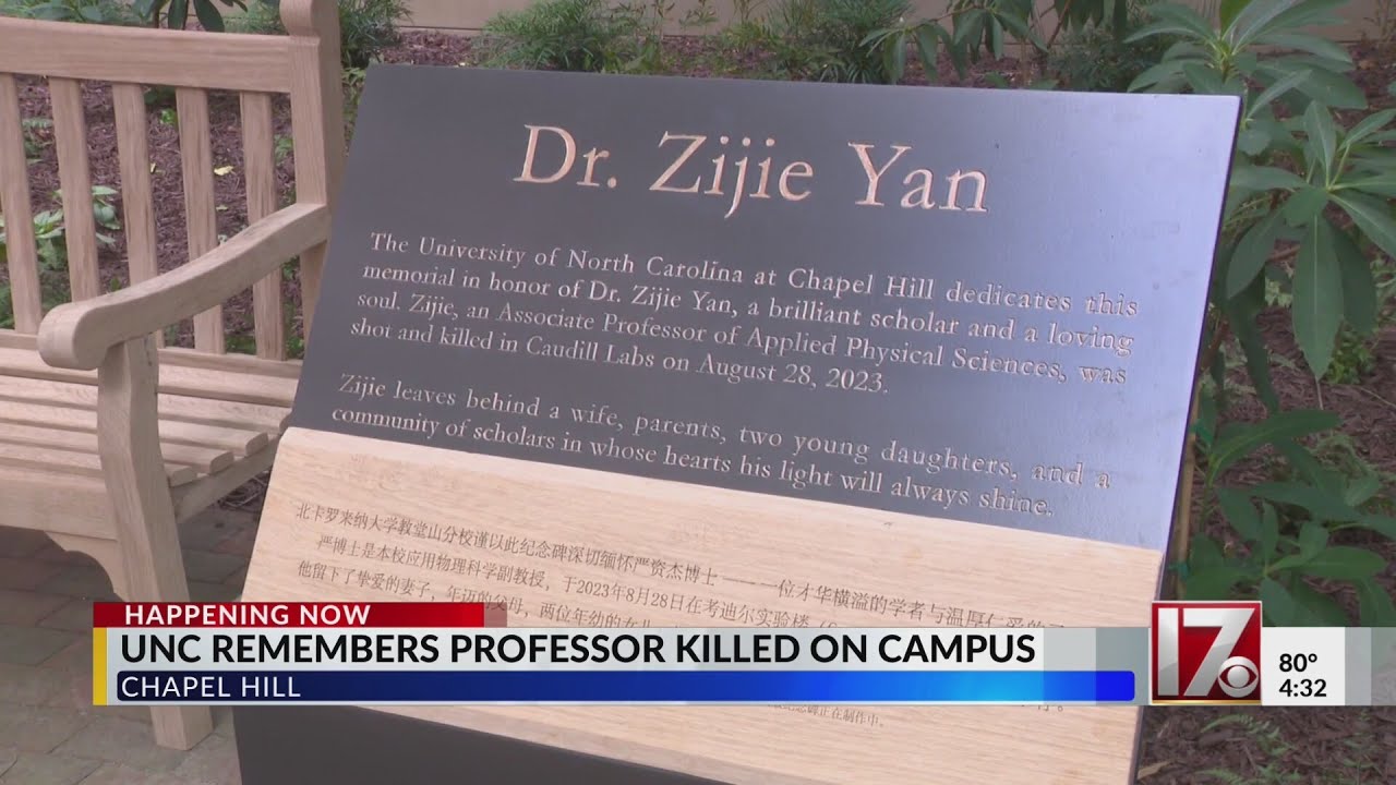 UNC-Chapel Hill remembering professor killed on campus - YouTube