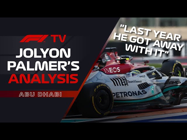 Analysing Hamilton And Sainz's Clash | Jolyon Palmer’s F1 TV Analysis | 2022 Abu Dhabi Grand Prix