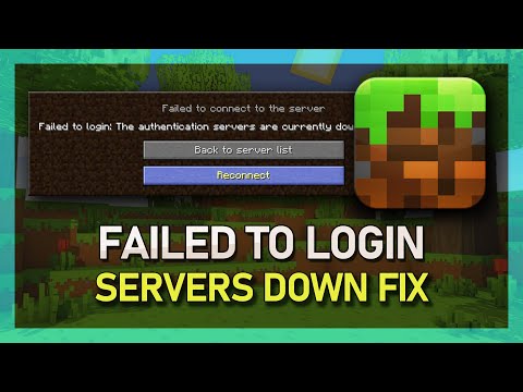 Minecraft - How To Fix Failed To Login: Authentication Servers Are Currently Down
