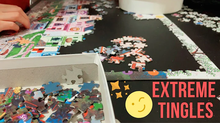 ASMR | Jigsaw Puzzle with NO TALKING | (soft clanking)