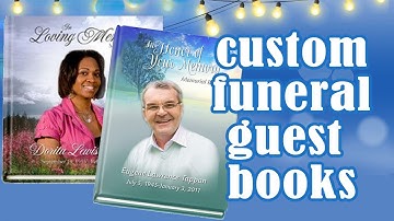 Printable DIY Custom Funeral Programs