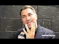 Eddie Hearn gives JOSHUA-FURY update | Reacts to Buatsi win over Dos Santos & Talks Martinez-Edwards