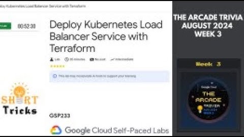 Deploy Kubernetes Load Balancer Service with Terraform || Lab Solution || Qwiklabs Arcade 2024