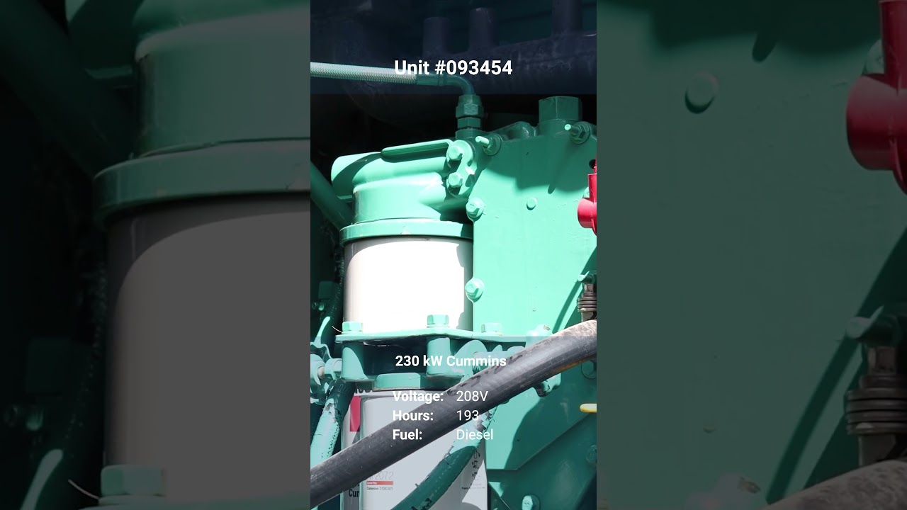 230kW Cummins Diesel Generator | Load Bank Test | Generator Source
