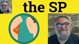 😎 SP Meaning - UK Slang - Give Me the SP Definition - SP Examples - British Slang the SP