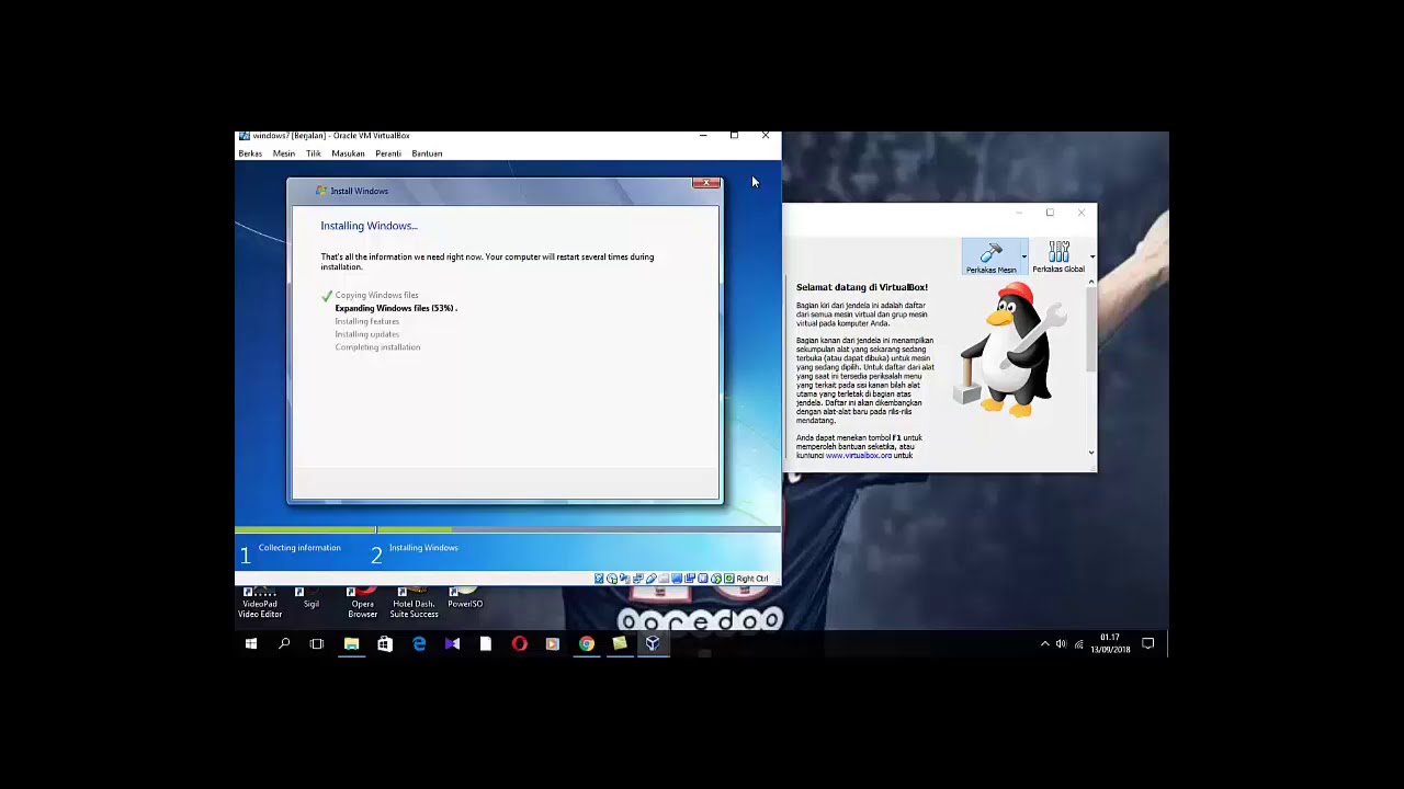 Tutorial Cara Menginstall Windows 7 dengan Menggunakan VirtualBox - YouTube