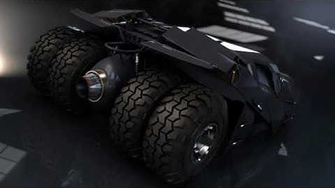 3D Model Dark Knight Batmobile at 3DExport.com