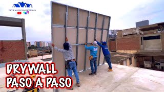 Casa de 10x10 | Inicio de obra | ¿Como instalar placas de fibrocemento ?