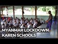 Myanmar lockdown: Karen minority defies school ban orders