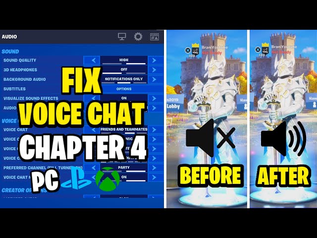 Fortnite Voice Chat Not Working: How to Fix Voice Chat - GameRevolution