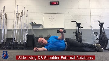 Side-lying DB Shoulder External Rotations | Exercise Demo