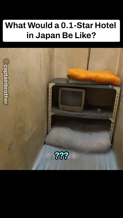 What Would a 0.1-Star Hotel in Japan Be Like?