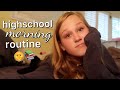 highschool morning routine 2019 (sophomore)
