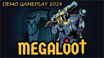 Megaloot - Demo Gameplay Video 2024 (PC) - Roguelike/2D/InventoryManagement/Indie - First 17 Minutes