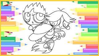The Rowdyruff Boys Coloring BOOK /HOW TO DRAW Rowdyruff Boys