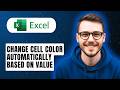 How To Change Cell Color Automatically Based On Value In Microsoft Excel [2026 Guide]