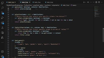 Practical Tasks Functions, Functions, Python Core, Data Software Engineering, Epam Training