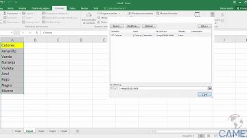 Administrador de Nombres - Excel Empresarial