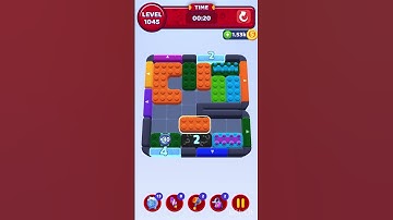 Color Block Jam Level 1045 – Full Puzzle Solution (No Boosters)
