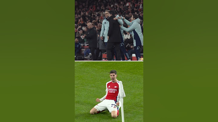 BENCH CAM | Arteta and the squad react to Havertz's goal vs Man City!