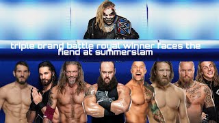 Wr3D Wwe Universe Smackdown Triple Brand Battle Royal Winner Faces The Fiend At Summerslam