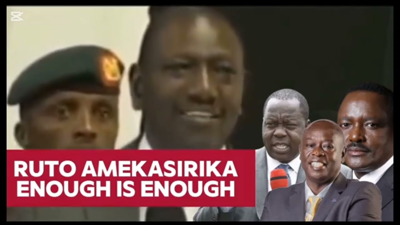 RUTO IS FIRIOUS .WARNS MATIANGI ,KALANZO AND  GACHAGUA. / BE READY FOR SAMIA SULUHU STYLE IN KENYA