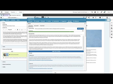 CoreMedia CMS - wonk.ai Integration Content Services - YouTube