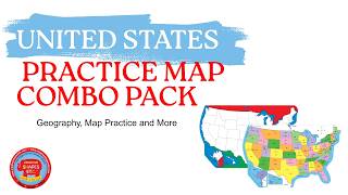 Make Geography Fun: Interactive United States Map Combo Pack for Classrooms & Homeschool!