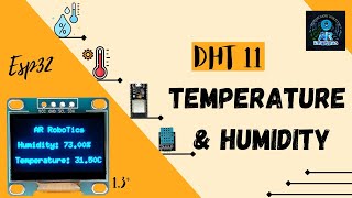 ESP32 DHT 11 Temperature and Humidity | 1.3' OLED Display