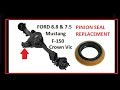 Pinion seal replacement. Fix leaking rear diff Ford Mustang GT, Mach 1, Bullitt, Cobra, F150 8.8