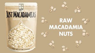 Roastery Coast - Raw Macadamia Nuts - Halves & Pieces - 3lb