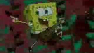 Spongebob runs while I play unfitting music Resimi